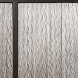 Forger Weathered Black/Silver 4-Door Cabinet