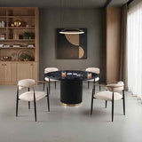 Frascone Black 5-Piece Dining Room Set