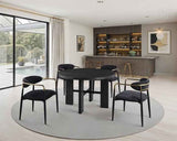 Gaetani Black 5-Piece Dining Room Set