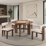 Gaetani Brown 5-Pice Dining Room Set