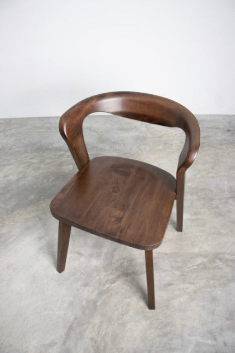 Romont Rich Walnut Side Chair Set of 2