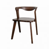 Romont Rich Walnut Side Chair Set of 2