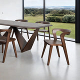 Romont Rich Walnut 7-Piece Dining Room Set by Furniture of America at Eve Furniture