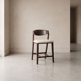 Hadsten Brown Counter Height Chair Set of 2