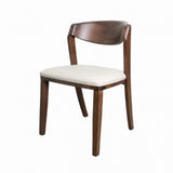 Hadsten Rich Walnut Side Chair Set of 2