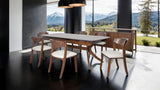 Hadsten Rich Walnut Side Chair Set of 2
