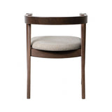Fortel Natural Sand Fabric Seat Arm Chair Set of 2