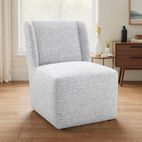 Fede Feather Gray Side Chair