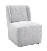 Fede Feather Gray Side Chair