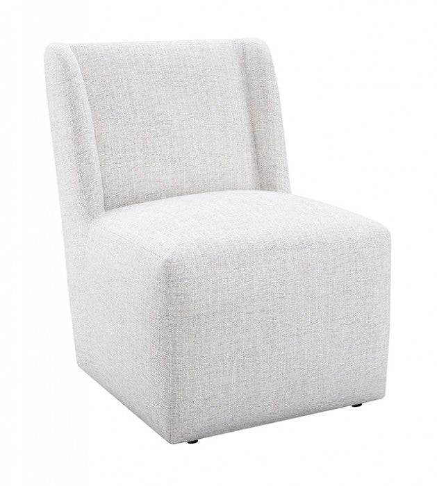 Fede Pristine White Side Chair