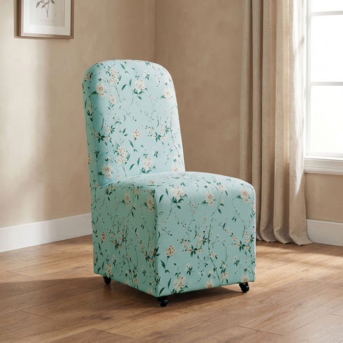 Canterbury Sakura Light Blue/Peach Dining Chair