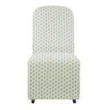 Canterbury Seaside Cabbage Rose Green/White Dining Chair