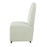 Canterbury Seaside Cabbage Rose Green/White Dining Chair
