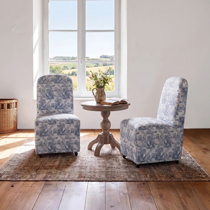 Canterbury Light Blue/White Dining Chair