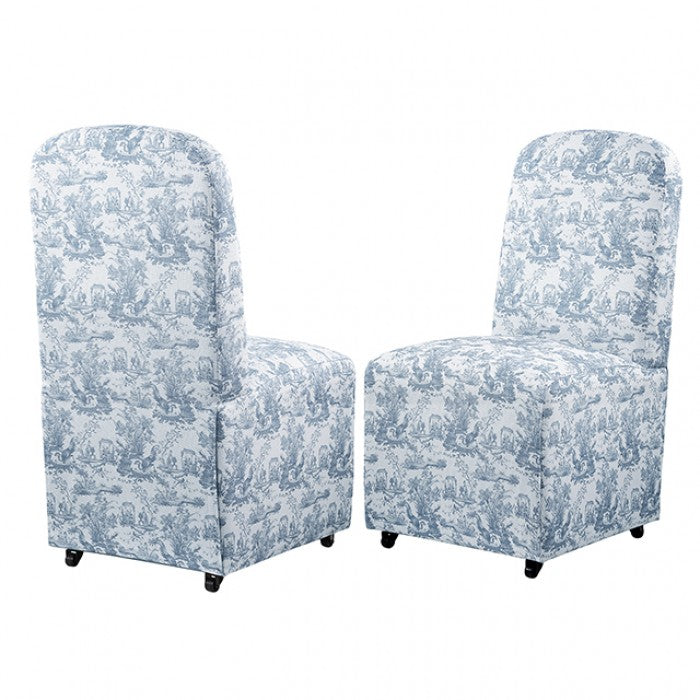Canterbury Light Blue/White Dining Chair
