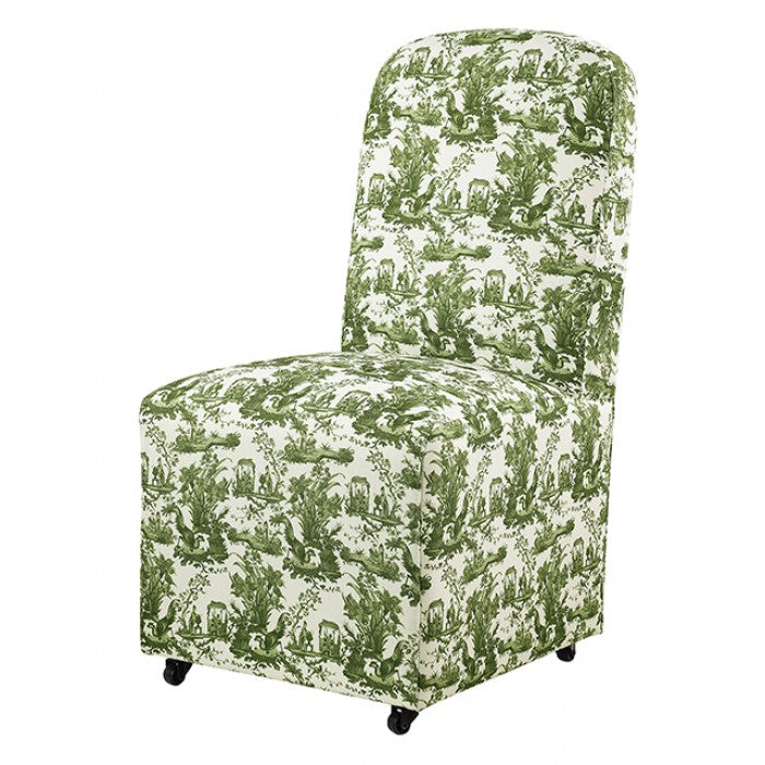 Canterbury Olive Green/White Dining Chair
