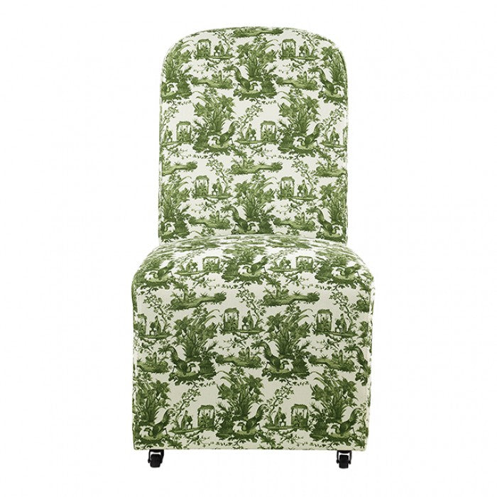 Canterbury Olive Green/White Dining Chair