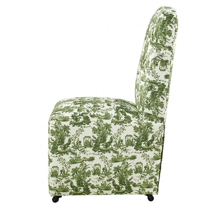 Canterbury Olive Green/White Dining Chair