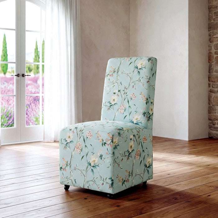 Durham Chinoiserie Pale Blue Dining Chair