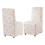 Durham Chinoiserie White/Pink Dining Chair