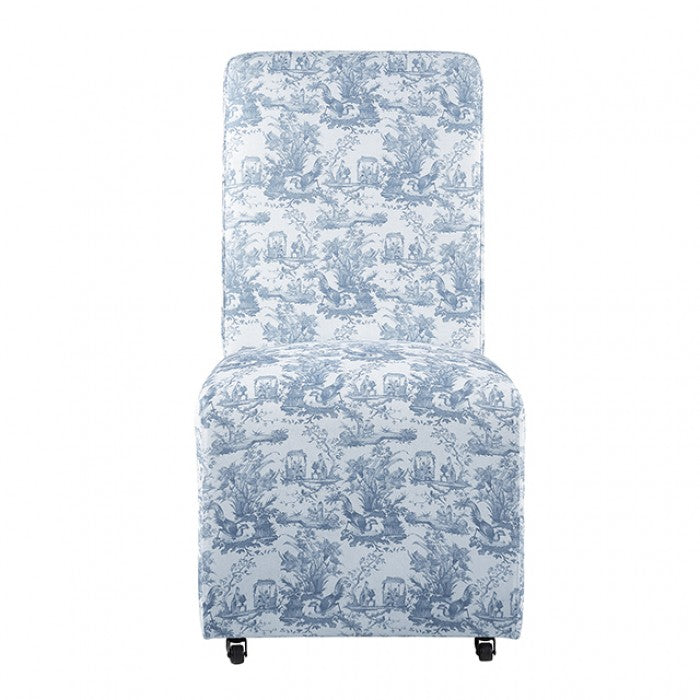 Durham Toile De Jouy Green/White Dining Chair