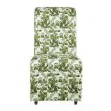 Durham Seaside Cabbage Rose Green/White Dining Chair