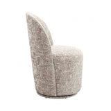 Vara Oatmeal Beige Dining Swivel Chair Set of 2