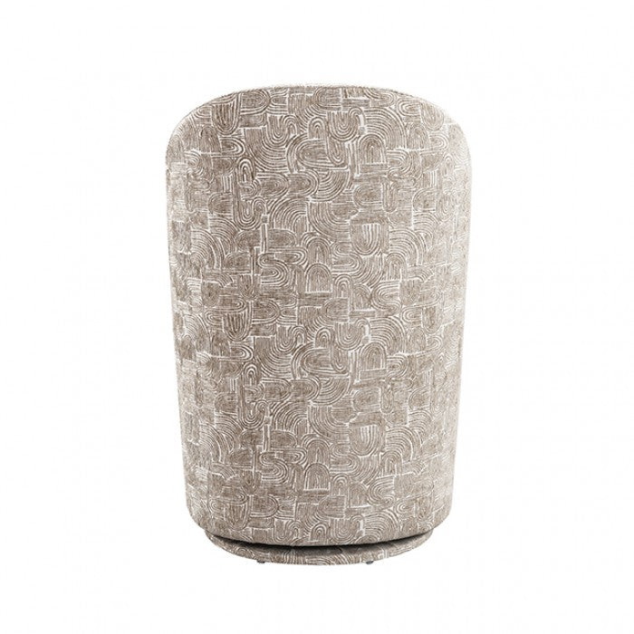 Vara Oatmeal Beige Dining Swivel Chair Set of 2