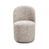 Vara Oatmeal Beige Dining Swivel Chair Set of 2