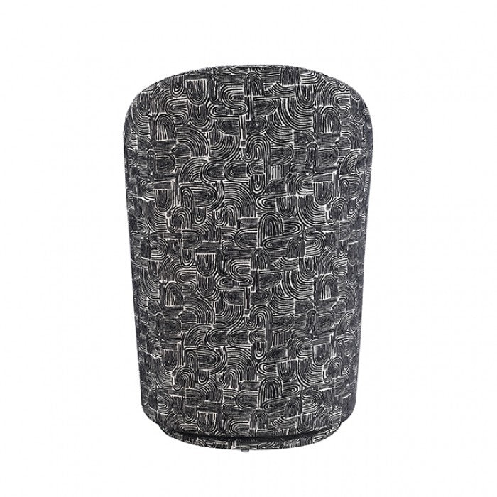 Vara Onyx Black Dining Swivel Chair Set of 2