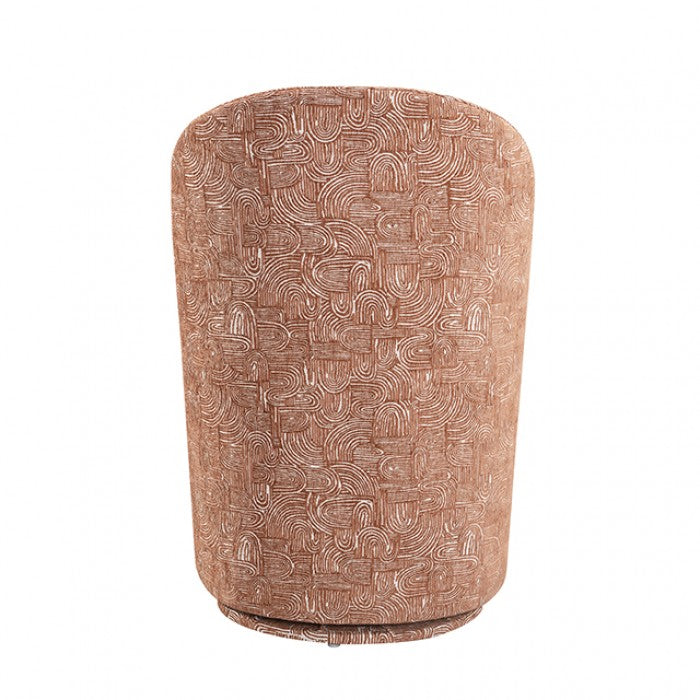 Vara Rust Orange Dining Swivel Chair Set of 2