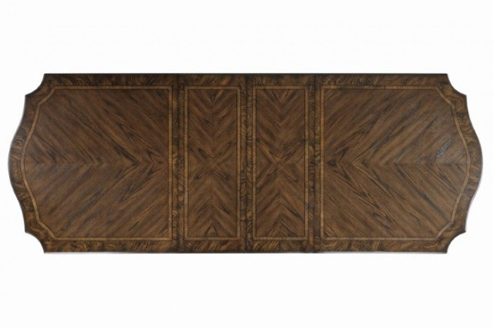 Promenade Dark Brown 7-Piece Dining Room Set by Furniture of America at Eve Furniture