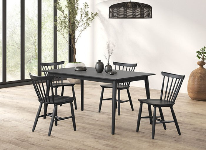 Beale Black 7-Piece Dining Room Set