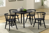 Yate Black Side Chair Set of 2 by Furniture of America at Eve Furniture
