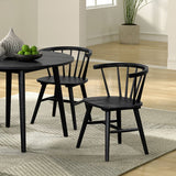 Yate Black 5-Piece Dining Room Set