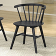 Yate Black Side Chair Set of 2 by Furniture of America at Eve Furniture