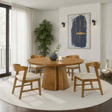 Orsino Walnut 5-Piece Dining Room Set