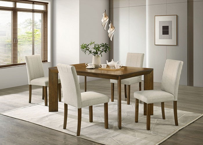 Paolino Antique Brown 5-Piece Dining Room Set