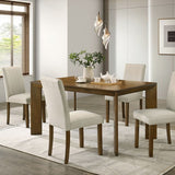 Paolino Antique Brown 5-Piece Dining Room Set