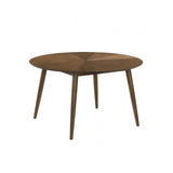 Raissa Walnut 5-Piece Round Dining Table Set by Furniture of America at Eve Furniture