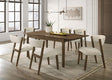 Raissa Walnut 7-Piece Dining Room Set by Furniture of America at Eve Furniture