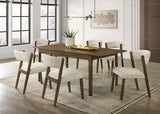 Raissa Walnut 7-Piece Dining Room Set by Furniture of America at Eve Furniture