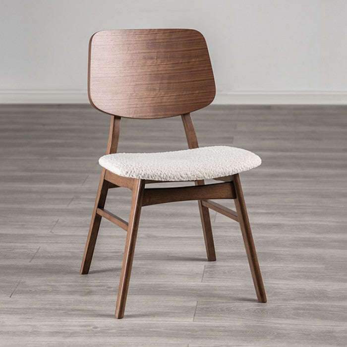 Narvik Walnut/Beige Side Chair Set of 2