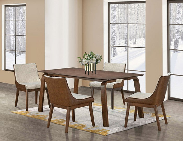 Viken Walnut 7-Piece Dining Room Set