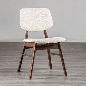 Uzwil Walnut/Beige Side Chair Set of 2 by Furniture of America at Eve Furniture