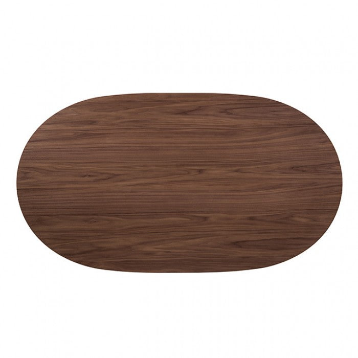 Uzwil Walnut 7-Piece Dining Room Set