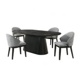 Tottenham Black 5-Piece Dining Room Set