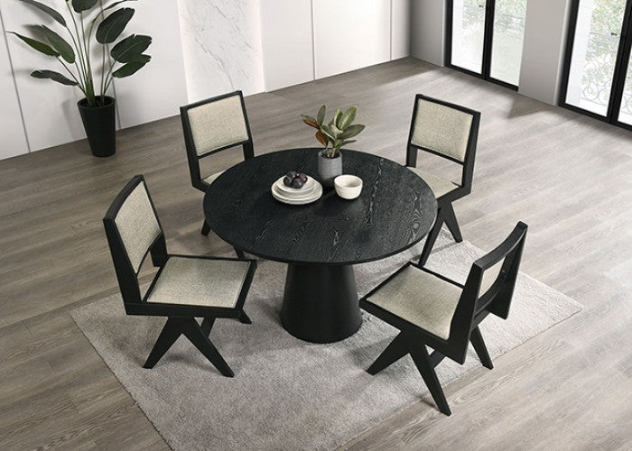Tottenham Black 5-Piece Dining Room Set