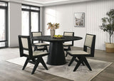 Tottenham Black 5-Piece Dining Room Set