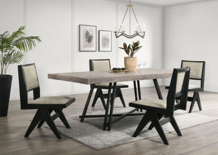 Tottenham Black 7-Piece Dining Room Set